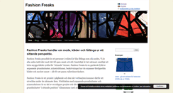 Desktop Screenshot of fashionfreaks.se