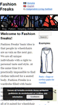 Mobile Screenshot of en.fashionfreaks.se